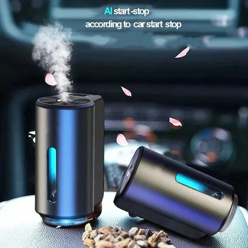 Electric Car Air Freshener – Auto Aroma Diffuser Vent Clip Essential Oil Humidifier