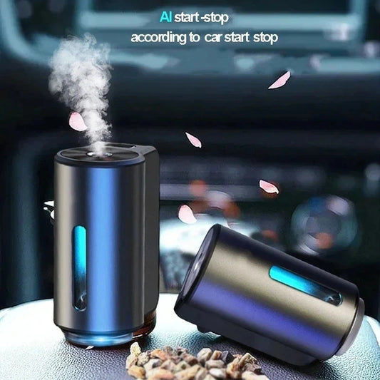 Electric Car Air Freshener – Auto Aroma Diffuser Vent Clip Essential Oil Humidifier