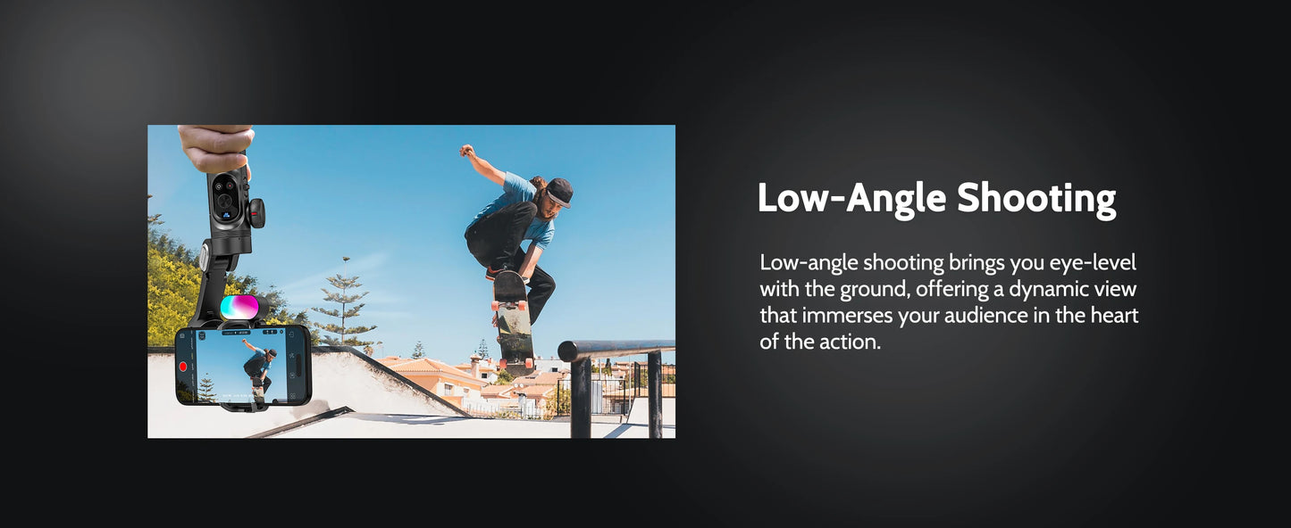 Pro 3-Axis Gimbal Stabilizer for iPhone & Android