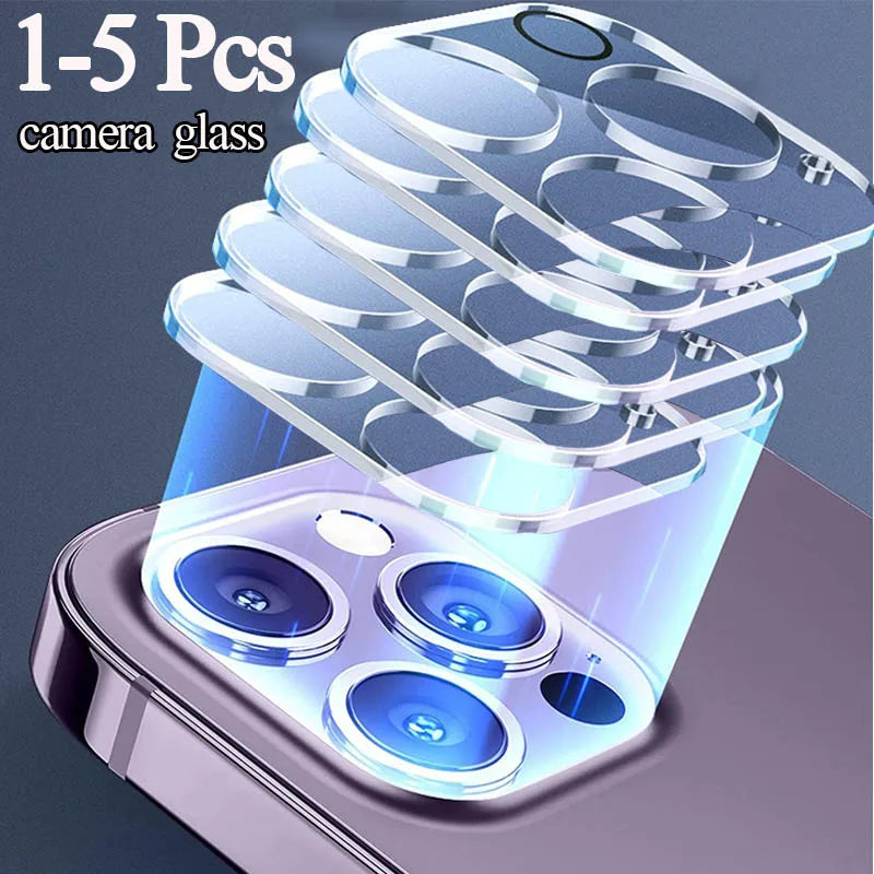 Camera Lens Protector for iPhone – Tempered Glass Lens Cover (11–17 Pro/Pro Max Compatible)