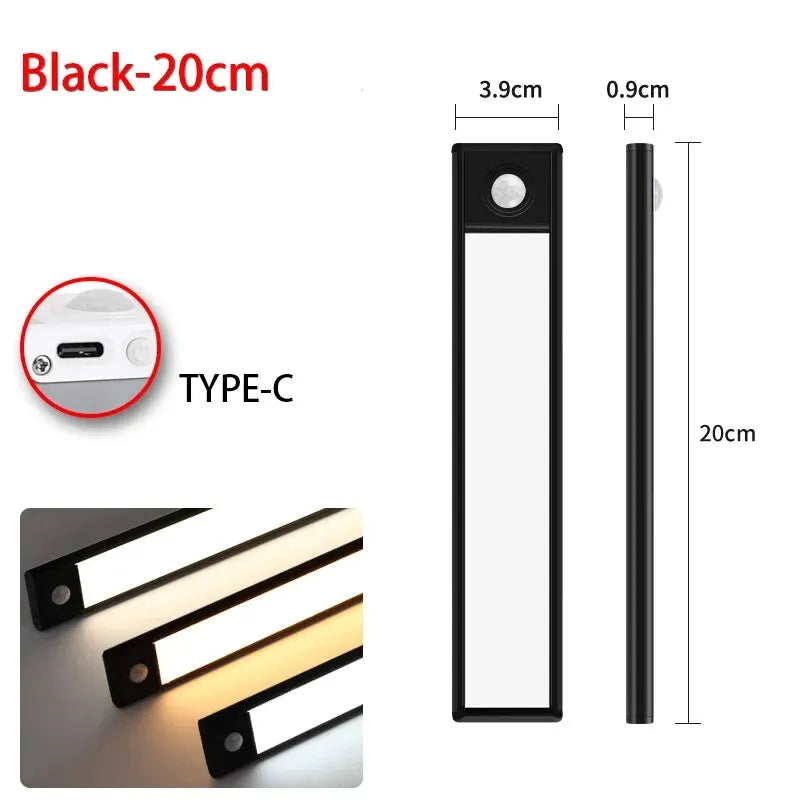 LED Motion Sensor Light – Wireless USB Rechargeable Night Light
