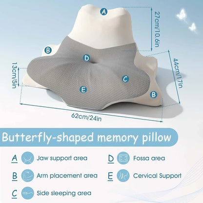 Cooling Memory Foam Cervical Pillow – Ergonomic Neck & Shoulder Support
