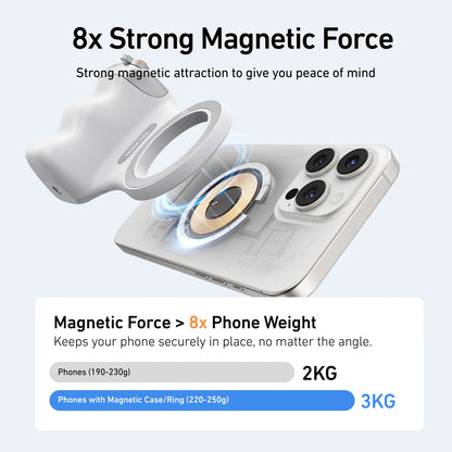 TELESIN Magnetic Phone Camera Shoot Hand Grip Universal Smart Phone Holder Shooting Aid  Remote Control Handle for Iphone Andriod