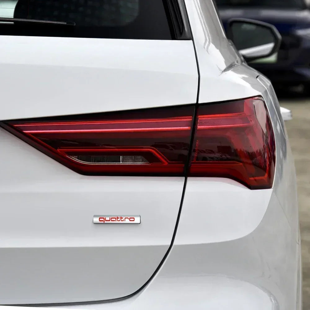 Sport Quattro Style Car Logo Badge for Vehicles