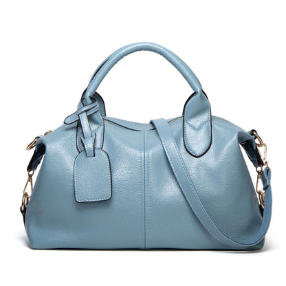 Simple Lychees Pattern Bostons Bag Shoulder Bag Wear-resistant Waterproof PU Bag Gift For Lovers Friends