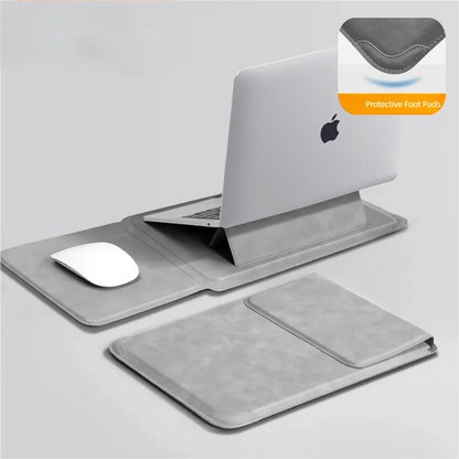 Laptop Sleeve Case 13 14 15 15.6 16Inch For Huawei HP DELL Bag For Macbook Air Pro 13 13.6 M4 Notebook Case with stand Men Women