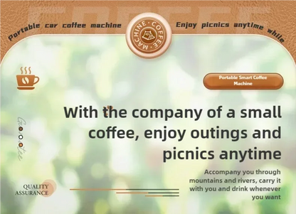 TINSOL Portable Coffee Maker Electric Capsule Grind Coffee Brewer is suitable for ground coffee and KCUP Capsule coffee capsules