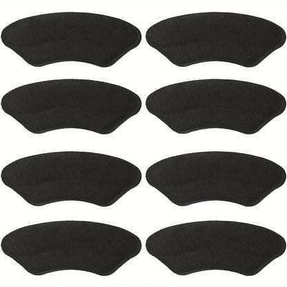 8PCS Self-Adhesive Heel Pads for Better Shoe Fit & Comfort