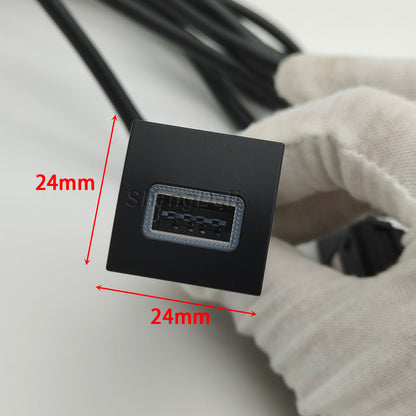 Fast Charging Car USB Adapter (PD & QC3.0 Power Button)