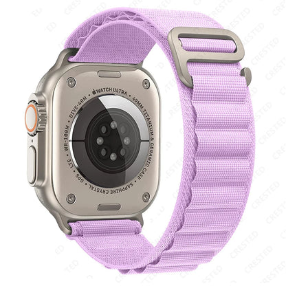 Alpine Loop Strap for Apple Watch – Rugged Adjustable Band (40–49mm, Ultra/Series Compatible)