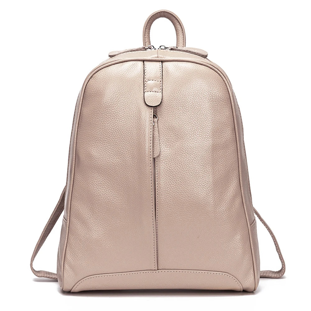 Zency Soft Genuine Leather Women’s Travel Backpack
