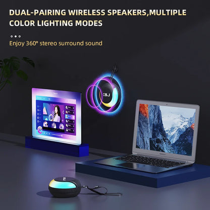 XBJ Waterproof Bluetooth Speaker – Floating LED Shower & Outdoor Speaker