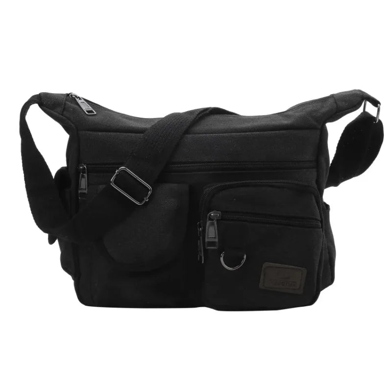 Men Casual Sling Bag Messenger Bag Crossbody Bag Shoulder Bag Unisex Travel Outdoor Vintage Bags