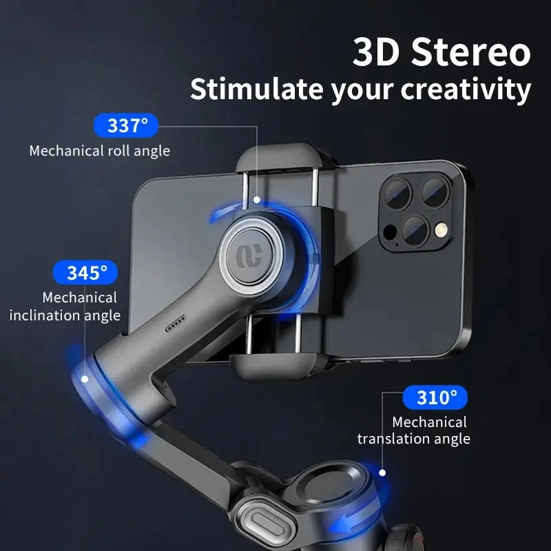 3-Axis Smartphone Gimbal Stabilizer (AI Tracking)
