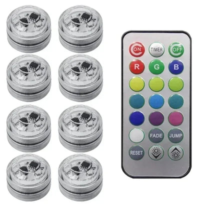 Wireless LED Car Interior Light – Adhesive Ambient Roof Lamp with Remote Control