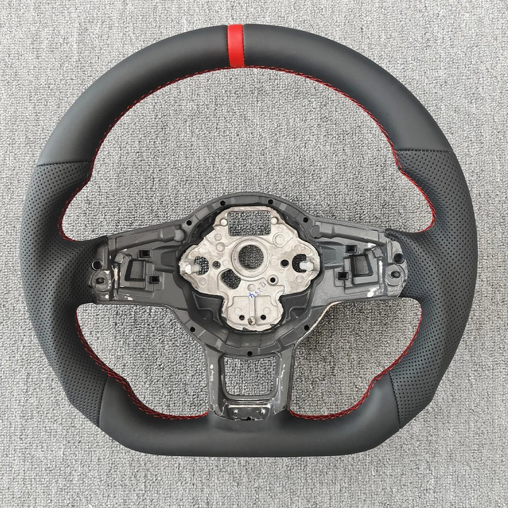 Customized Steering Wheel Genuine Carbon Fiber Modification For Volkswagen Tiguan Golf 7 7.5 GTI GTE 2013-2019 Car Accessories