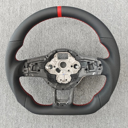 Customized Steering Wheel Genuine Carbon Fiber Modification For Volkswagen Tiguan Golf 7 7.5 GTI GTE 2013-2019 Car Accessories