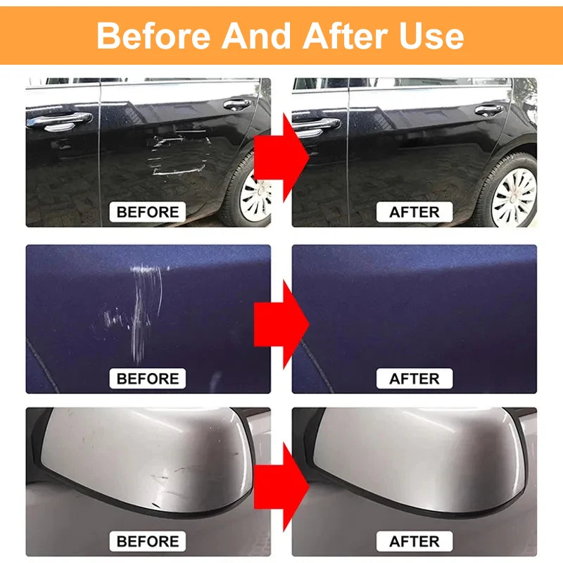 Car Scratch Remover Kit – Auto Paint Repair Polish & Anti-Scratch Wax Compound
