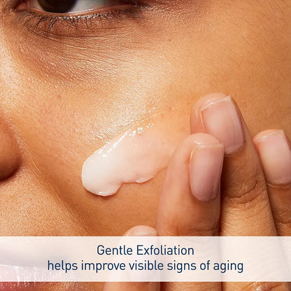 CeraVe Skin Renewing Nightly Exfoliating Treatment 50ml Glycolic Lactic Acid Serum with Ceramides for Radiant Smooth Skin