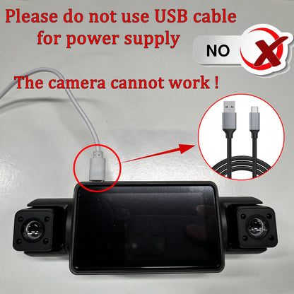 Car Dash Cam 4 Channel Black Box WiFi Driving Camera FHD 1080P Front Left Right Rear Night Vision Loop Recording add Hardwirekit