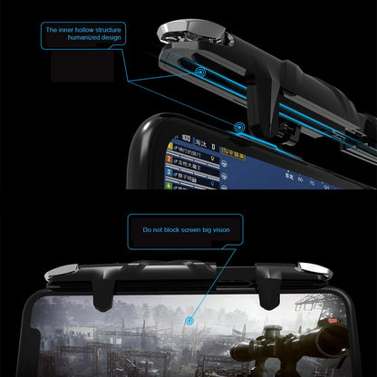5-in-1 PUBG Mobile Game Controller – Shooting Triggers & Joystick Gaming Gamepad
