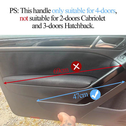 Interior Door Pull Handle Cover Trim for VW Golf 6 GTI MK6 (2009–2014) Left & Right Set