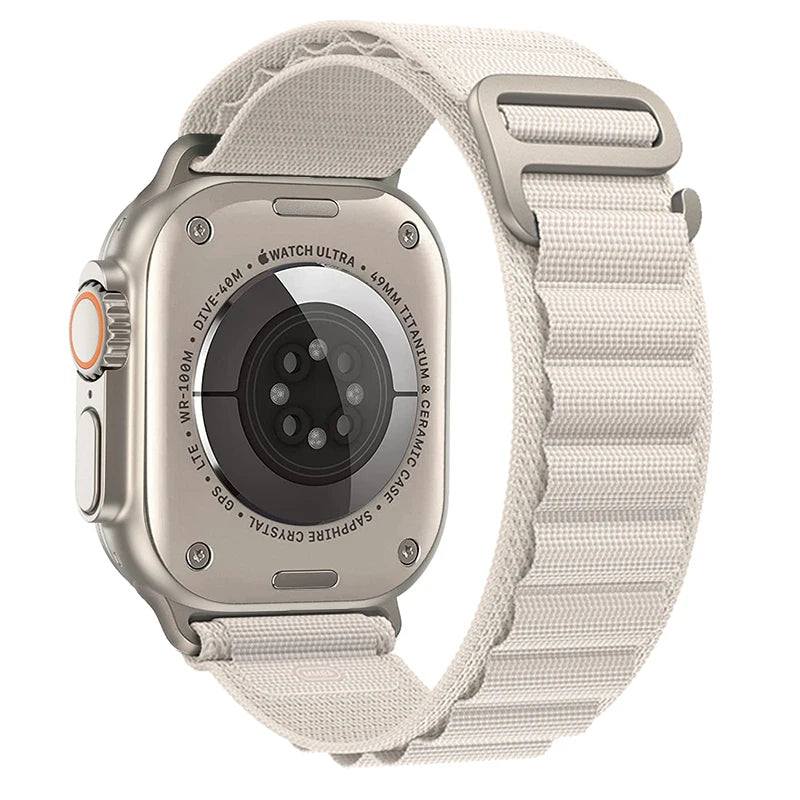 Alpine Loop Strap for Apple Watch – Rugged Adjustable Band (40–49mm, Ultra/Series Compatible)
