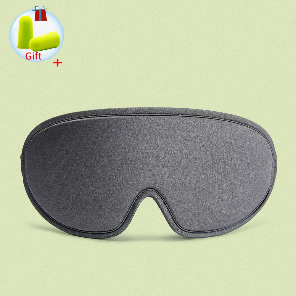 3D Sleep Mask – 100% Blackout Eye Mask for Travel & Relaxation