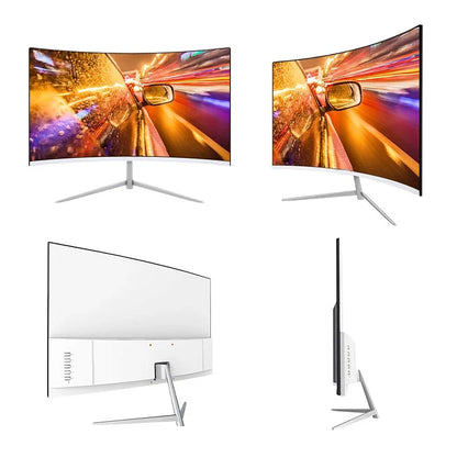 24” Curved Gaming Monitor – FHD 1080P 75Hz VA Display (3000R, 2ms, HDMI/VGA, VESA)