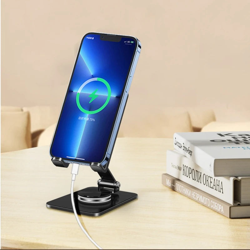 New Universal All Aluminum Alloy Foldable Desk Phone Holder Mount Stand for Mobile Phone Holder for Tablet Desktop Metal Holder