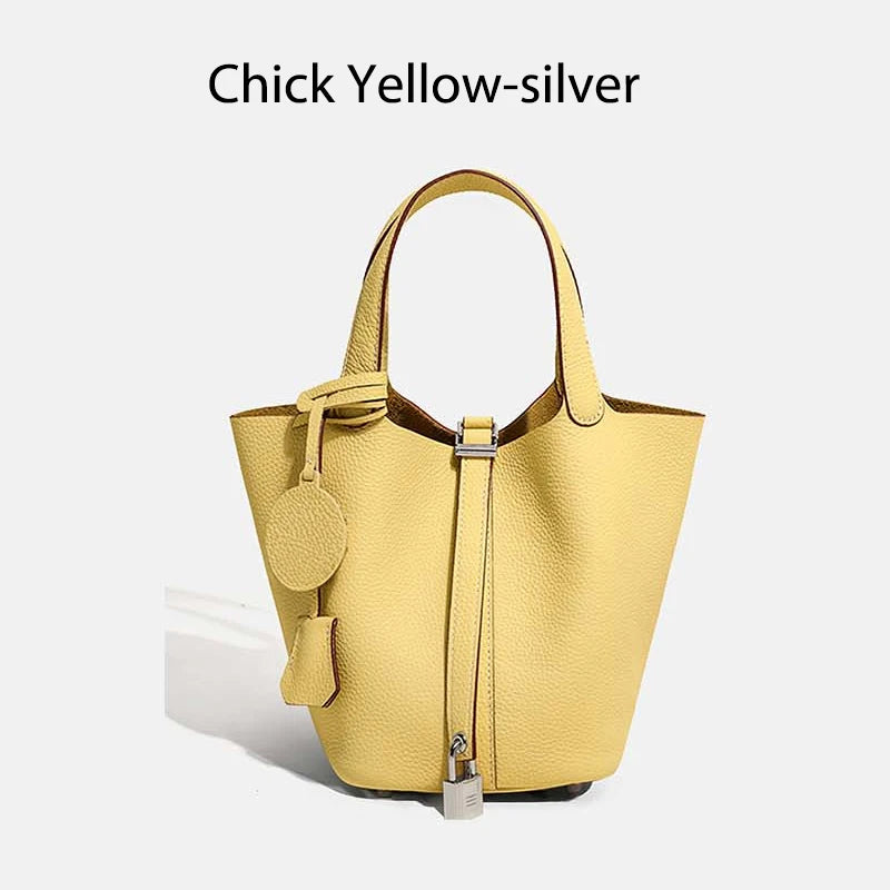 MENDY Women Bags Handbags Bucket Bag Real Leathe Fashion Tote Bag Genuine Leather Luxury Desginer Big Size Large Lady Hand Bags