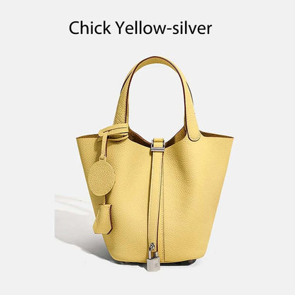 MENDY Women Bags Handbags Bucket Bag Real Leathe Fashion Tote Bag Genuine Leather Luxury Desginer Big Size Large Lady Hand Bags