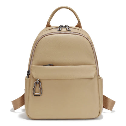 Zency 100% Genuine Leather Women’s Backpack – High Quality Travel, School & Commuter Bag