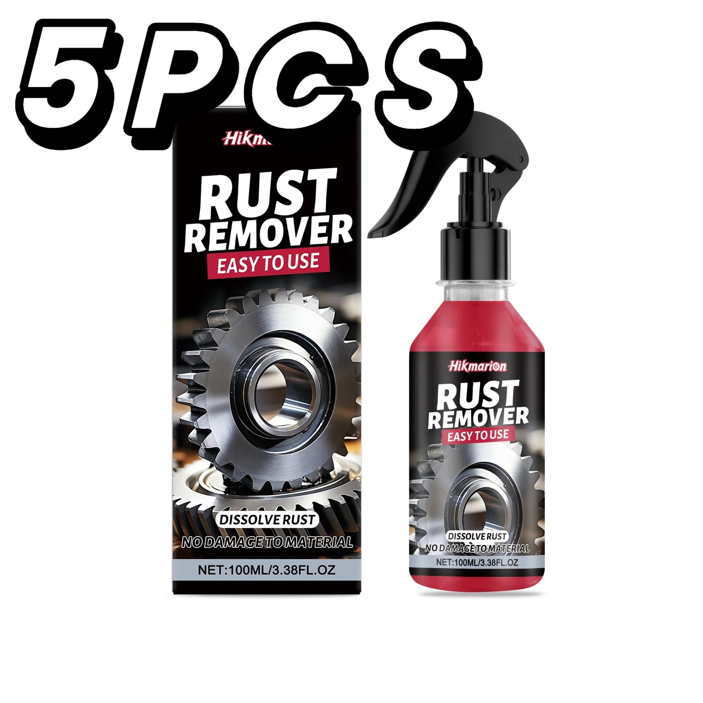 Car Wheel Rim Cleaner – Multi-Purpose Rust & Iron Remover Chrome Care Spray