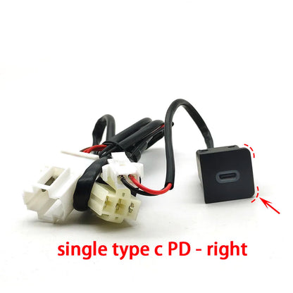 Fast Charging Car USB Adapter (PD & QC3.0 Power Button)