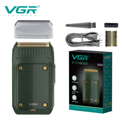 VGR V-353 Electric Shaver – Portable Rechargeable Mini Beard Razor for Men