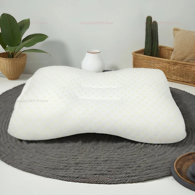 Orthopedic Cervical Neck Pillow – Soybean Fiber Massage Support for Better Sleep