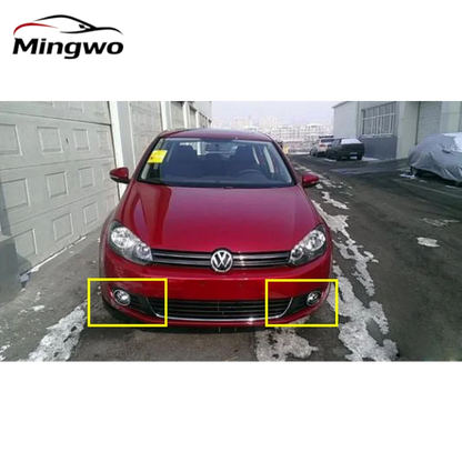 2PCS Fog Light Grill Covers for VW Golf 6 MK6 (2008–2013) – L&R Set