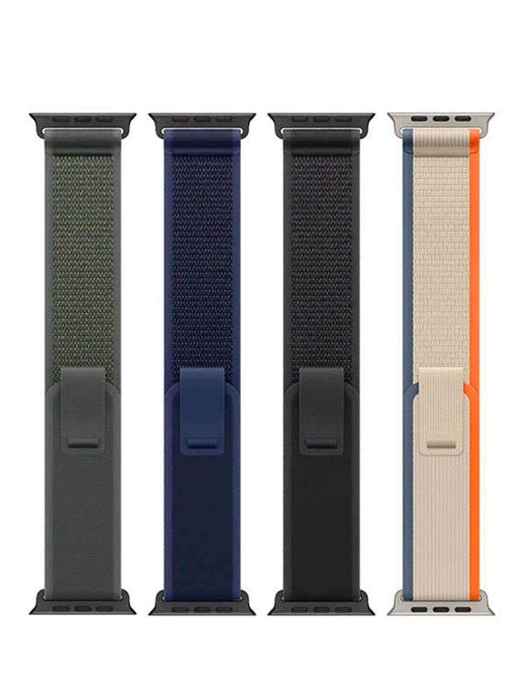 Trail Loop Strap for Apple Watch – Adjustable Sport Band (40–49mm, Ultra/Series Compatible)