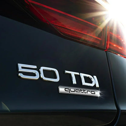 Sport Quattro Style Car Logo Badge for Vehicles