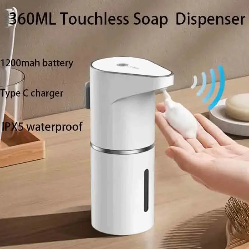 Automatic Soap Dispenser – Touchless Sensor Foam Dispenser with Type-C Charging