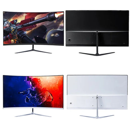 24” Curved Gaming Monitor – FHD 1080P 75Hz VA Display (3000R, 2ms, HDMI/VGA, VESA)
