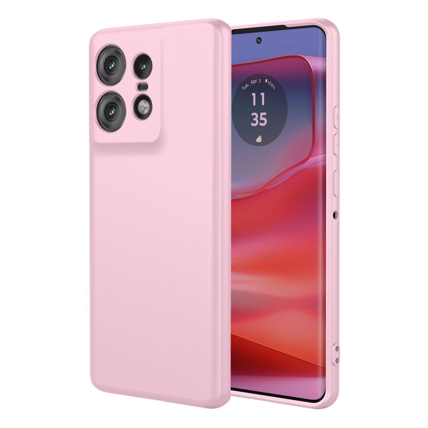 Flexible Liquid Silicone Case For Motorola Edge 50 Pro 60 Fusion Ultra 40 Neo Plus 2023 5G Protective Cover Bumper Fundas Coque