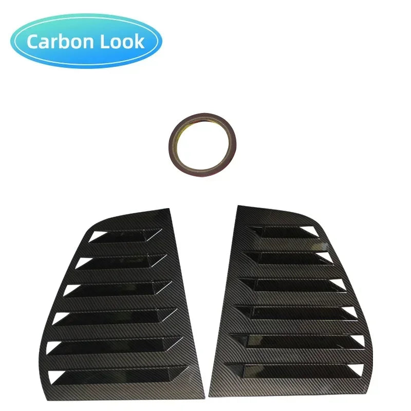 Pair Rear Side Window Trim Spoiler For VW Golf 5 Golf 6 Golf 7 MK5 MK6 MK7 MK7.5 2003-2020 Window Shutter Cover Louver Air Vents