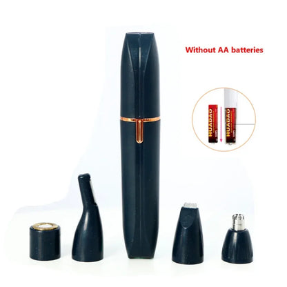 4-in-1 Electric Hair Remover – Full Body Shaver, Facial Epilator & Bikini Trimmer