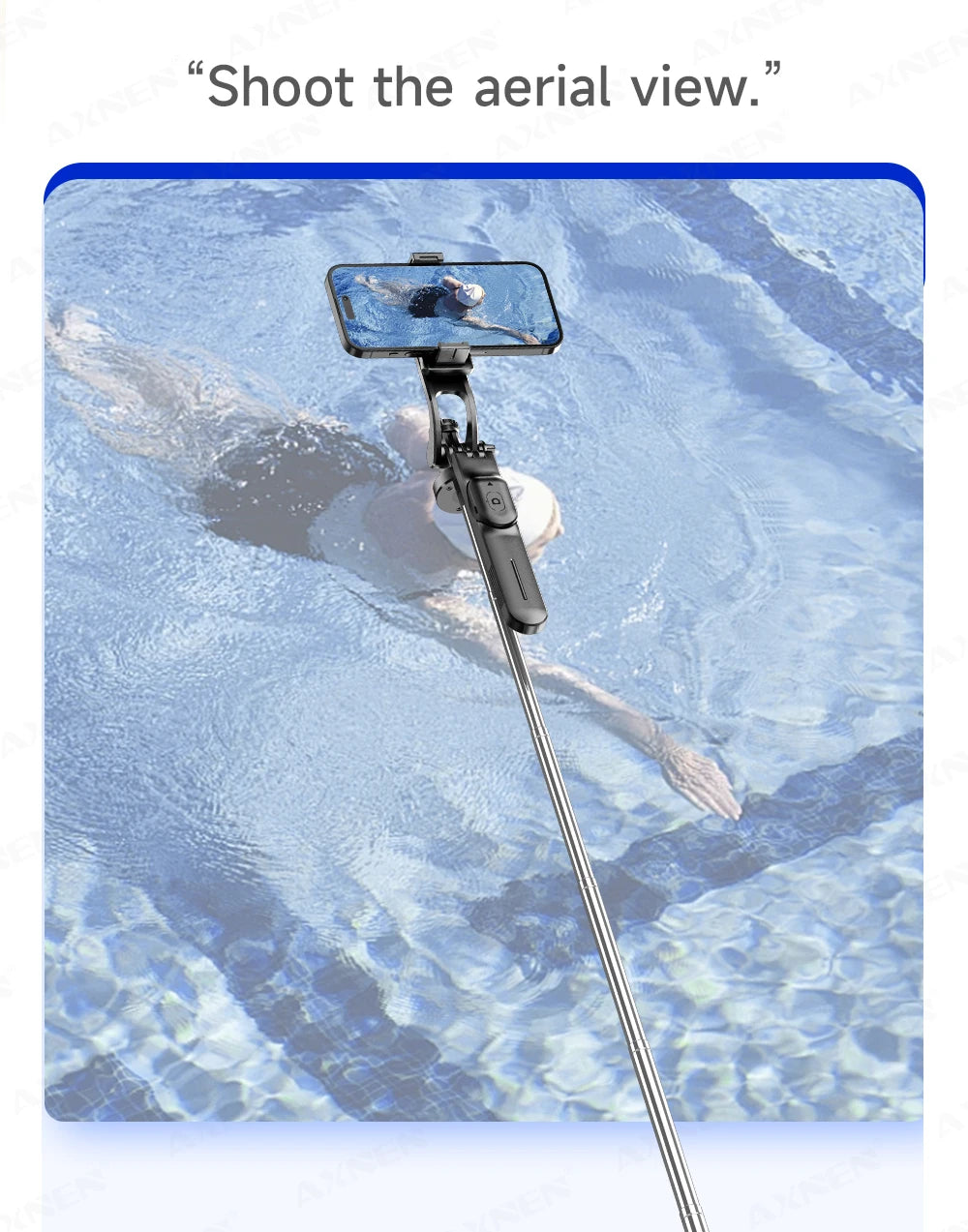 F16 Selfie Stick Tripod – 170cm Extendable with Bluetooth Remote & 360° Rotation