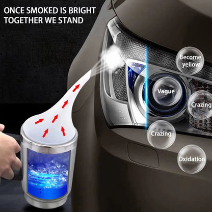 Car Headlight Polishing Kit 100ML – Headlamp Restoration & Cleaning Liquid Polymer Tool