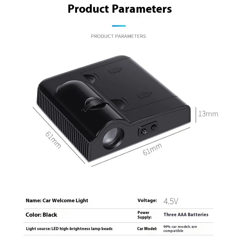 Wireless Skoda LED Door Logo Projector Lights – 2PCS