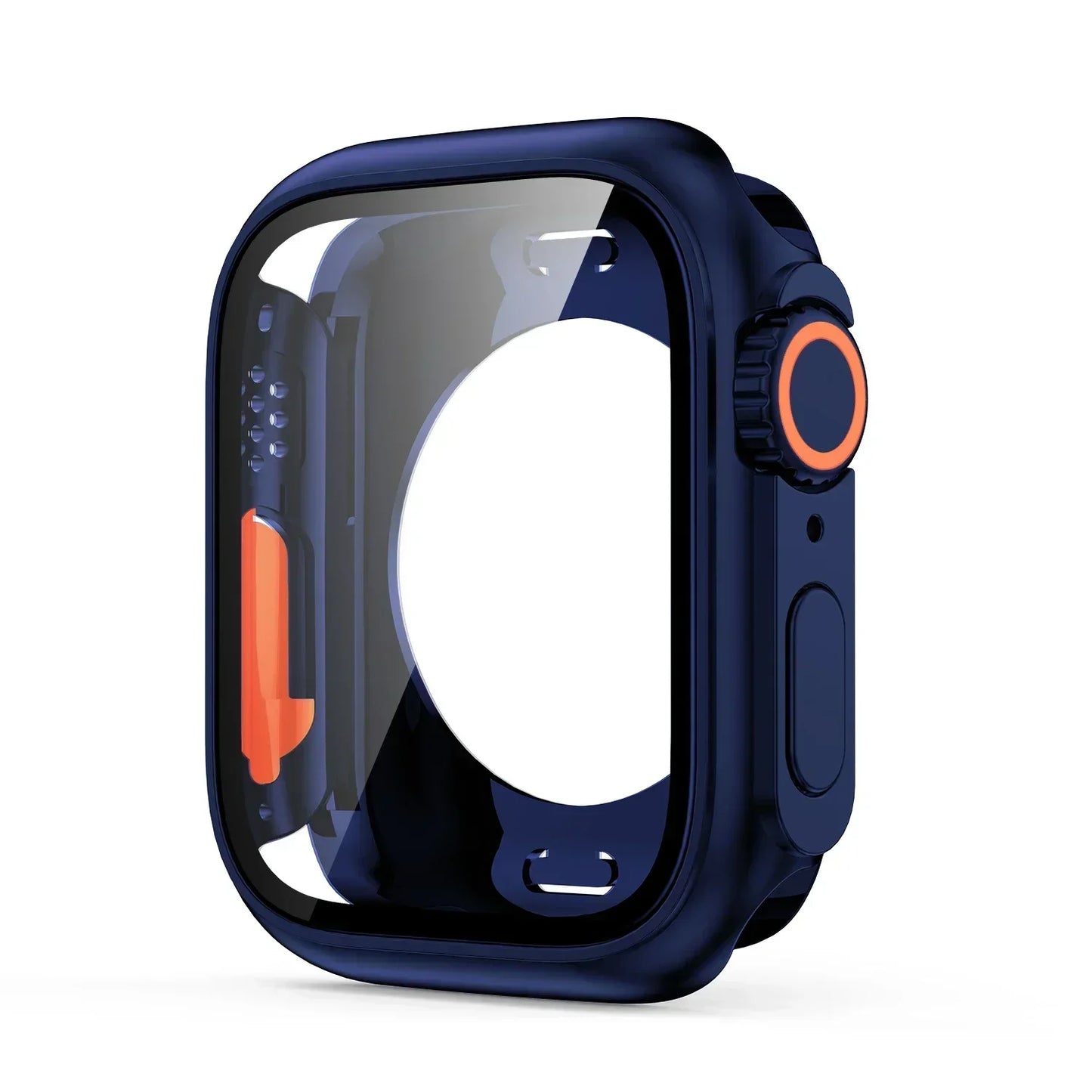 Change To Ultra Case for Apple Watch 46mm 45 44 40 41 42mm Hard PC Front Rear Bumper iwatch 10 987 SE 654 Screen Protector Cover