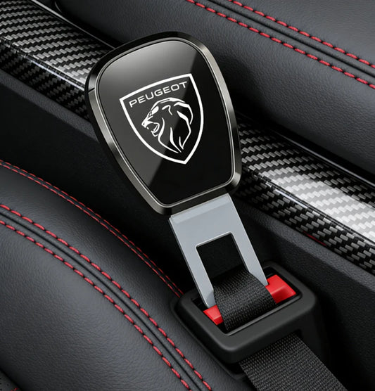 Car Seat Belt Extend Alloy Fastener Safety Strap Buckle Extender For New Peugeot 206 208 207 3008  106 406 407 307 301 408 5008